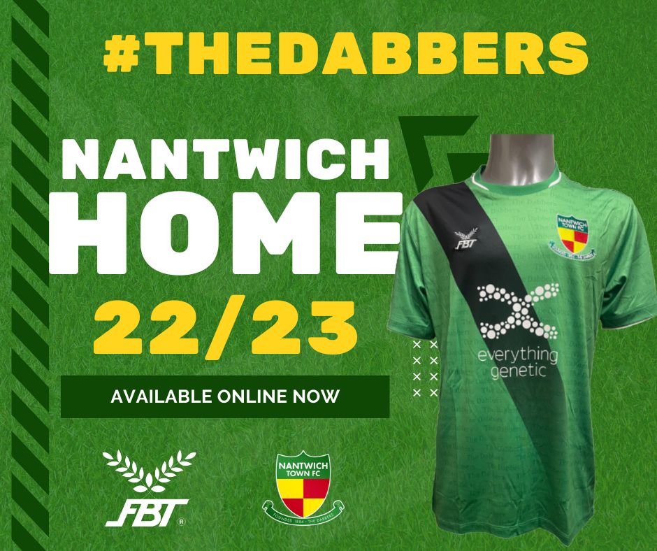 Nantwich Town 22/23 home shirt launch